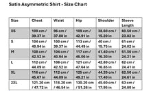 Load image into Gallery viewer, Satin Asymmetric Shirt