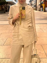 Load image into Gallery viewer, Pinstripe Linen Set