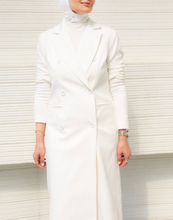 Load image into Gallery viewer, Ribbed Sleeve Longline Blazer