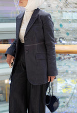 Load image into Gallery viewer, The Denim Topstitch Blazer