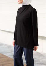 Load image into Gallery viewer, High Neck Long Sleeve Top