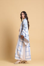 Load image into Gallery viewer, Blue Leaves Kaftan
