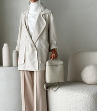 Load image into Gallery viewer, Beige Relaxed Jacket
