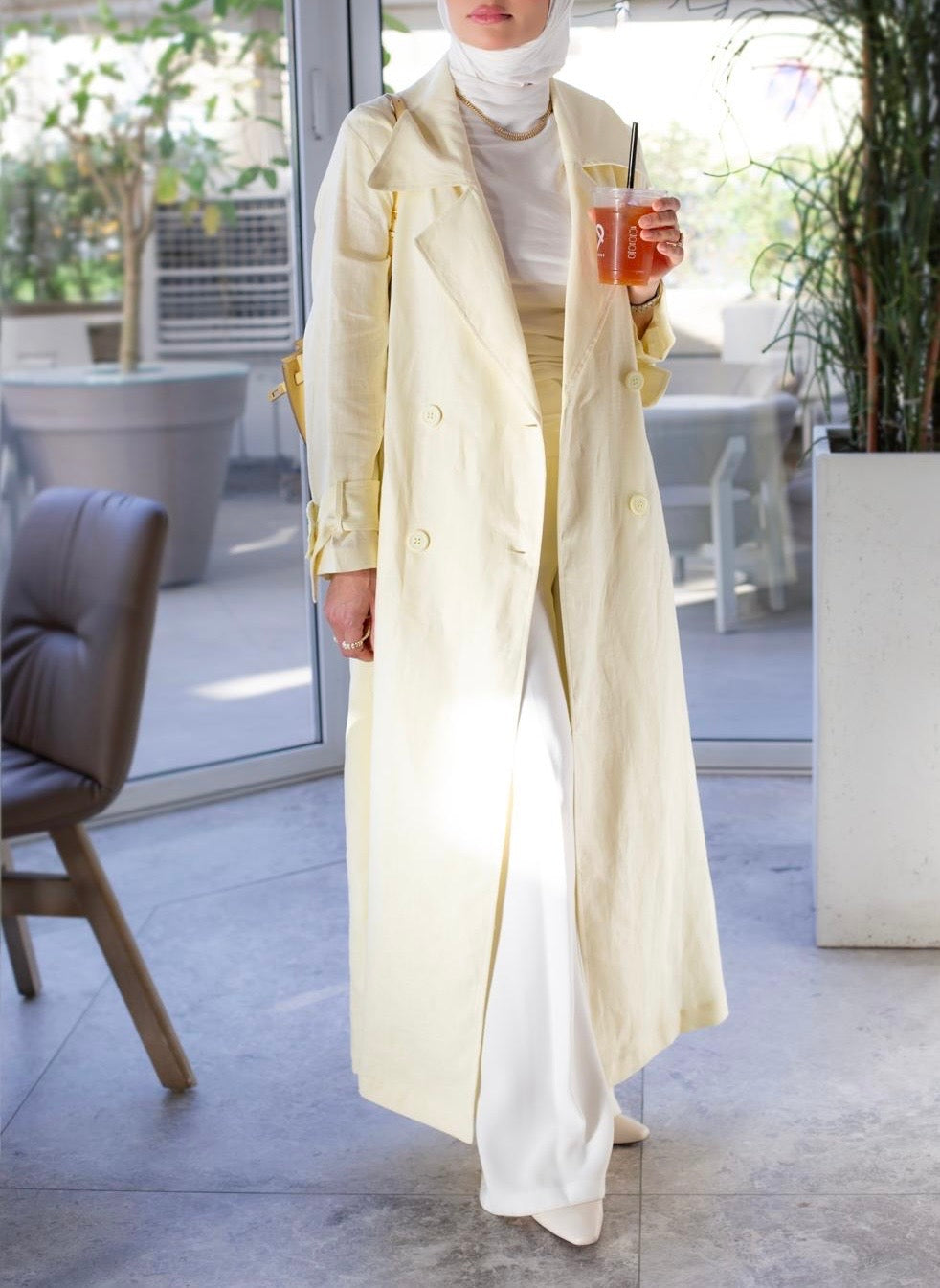 Linen Summer Trench