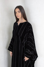 Load image into Gallery viewer, Velvet Stripes Flowing Kaftan
