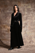 Load image into Gallery viewer, Buttoned Velvet Dress
