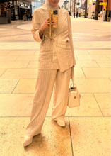 Load image into Gallery viewer, Pinstripe Linen Set
