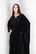 Load image into Gallery viewer, Polka Velvet Flowing Kaftan
