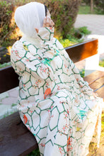 Load image into Gallery viewer, Birds Tapered Sleeve Dress
