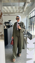 Load image into Gallery viewer, Olive Satin Set
