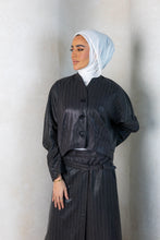 Load image into Gallery viewer, Pinstripe Shine Skirt Set
