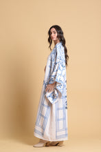 Load image into Gallery viewer, Blue Leaves Kaftan
