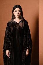 Load image into Gallery viewer, Velvet Stripes Flowing Kaftan
