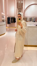 Load image into Gallery viewer, Champagne Long Linen Blazer
