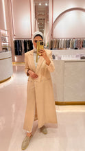 Load image into Gallery viewer, Peach Long Linen Blazer
