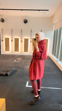 Load image into Gallery viewer, Maroon Sports Cover Up - Long

