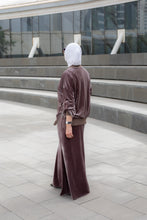 Load image into Gallery viewer, Velvet Bomber Dress Set
