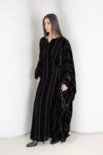 Load image into Gallery viewer, Velvet Stripes Flowing Kaftan
