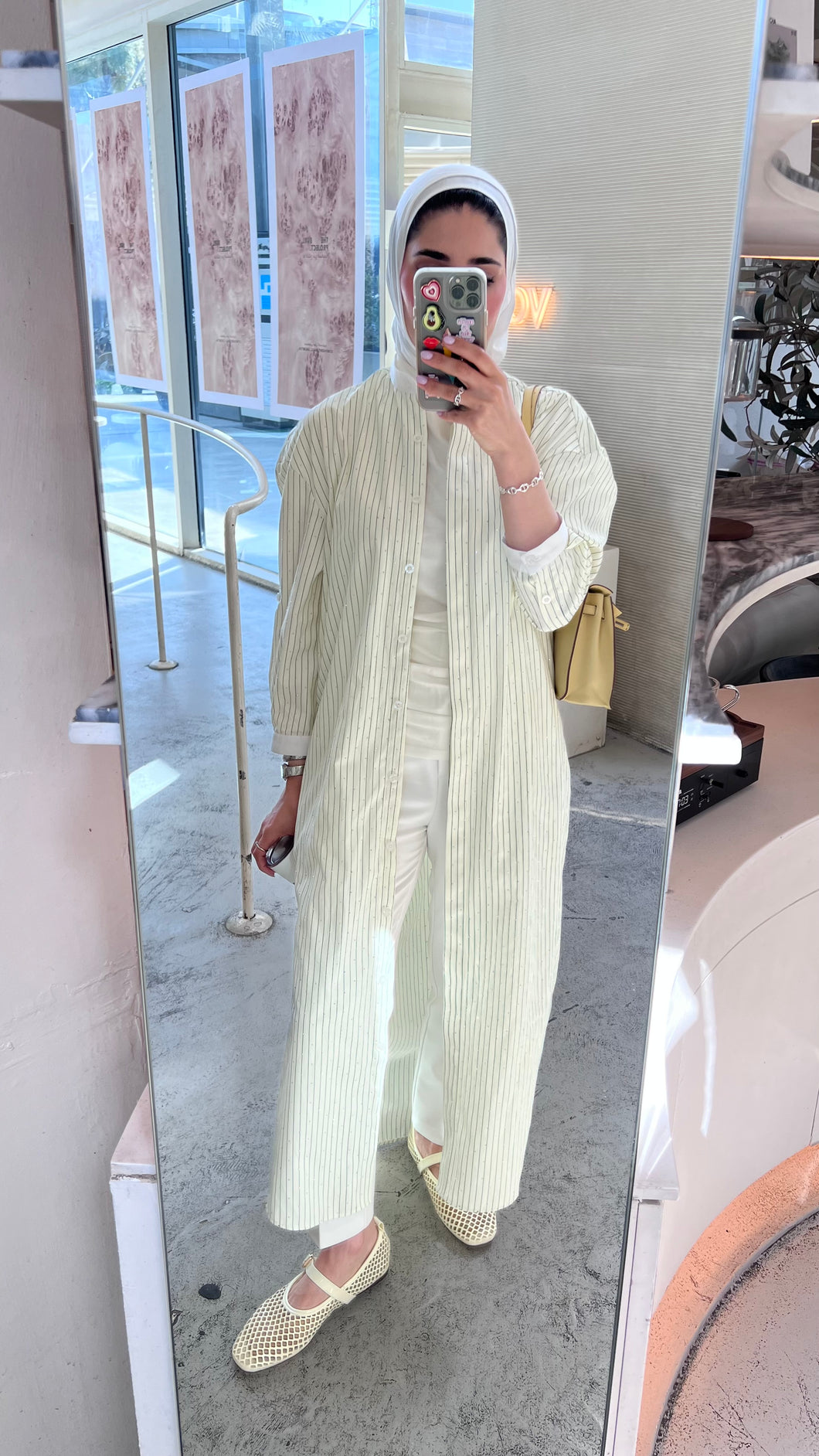 Bling Pinstripe Long Shirt