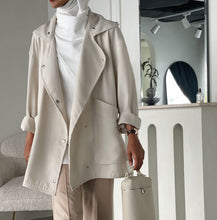Load image into Gallery viewer, Beige Relaxed Jacket
