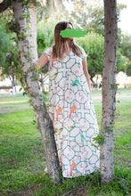 Load image into Gallery viewer, Birds Tapered Sleeve Dress
