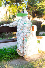 Load image into Gallery viewer, Birds Tapered Sleeve Dress
