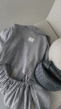 Load image into Gallery viewer, Open Back Linen Jacket - Denim Blue

