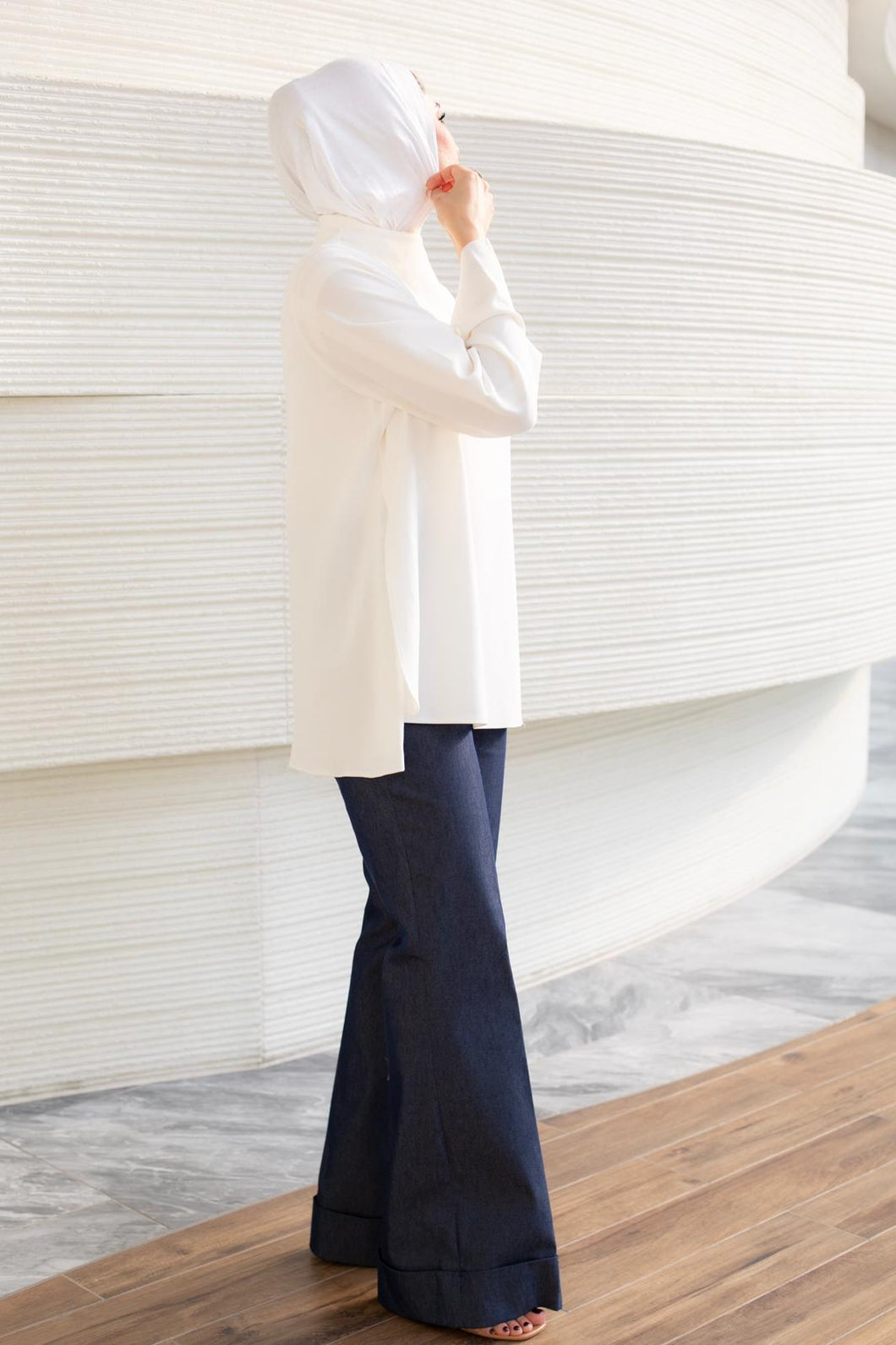 High Neck Long Sleeve Top
