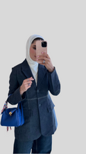 Load image into Gallery viewer, The Denim Topstitch Blazer
