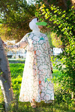 Load image into Gallery viewer, Birds Tapered Sleeve Dress
