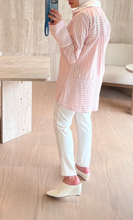 Load image into Gallery viewer, Pink Glitter Stripe Shirt
