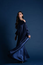 Load image into Gallery viewer, Satin Button Kaftan
