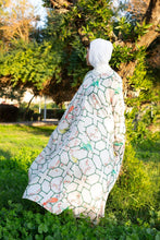 Load image into Gallery viewer, Birds Tapered Sleeve Dress
