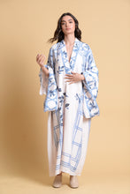 Load image into Gallery viewer, Blue Leaves Kaftan
