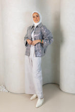 Load image into Gallery viewer, Sequin Plaid Bomber

