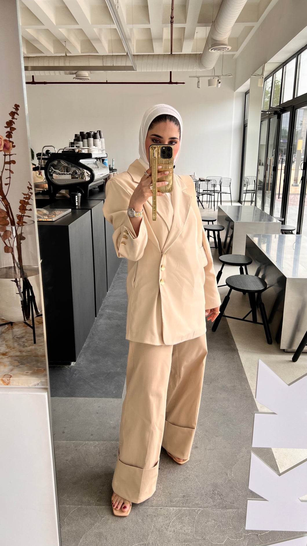 Asymmetric Side Blazer