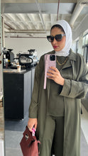 Load image into Gallery viewer, Olive Satin Set
