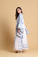 Load image into Gallery viewer, Blue Leaves Kaftan
