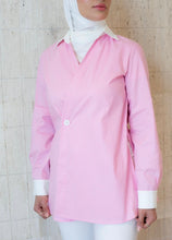 Load image into Gallery viewer, The Pinstripe Wrap Shirt
