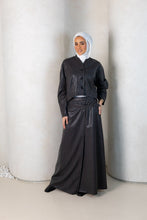 Load image into Gallery viewer, Pinstripe Shine Skirt Set
