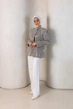 Load image into Gallery viewer, Sequin Plaid Blazer
