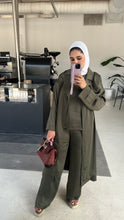 Load image into Gallery viewer, Olive Satin Set
