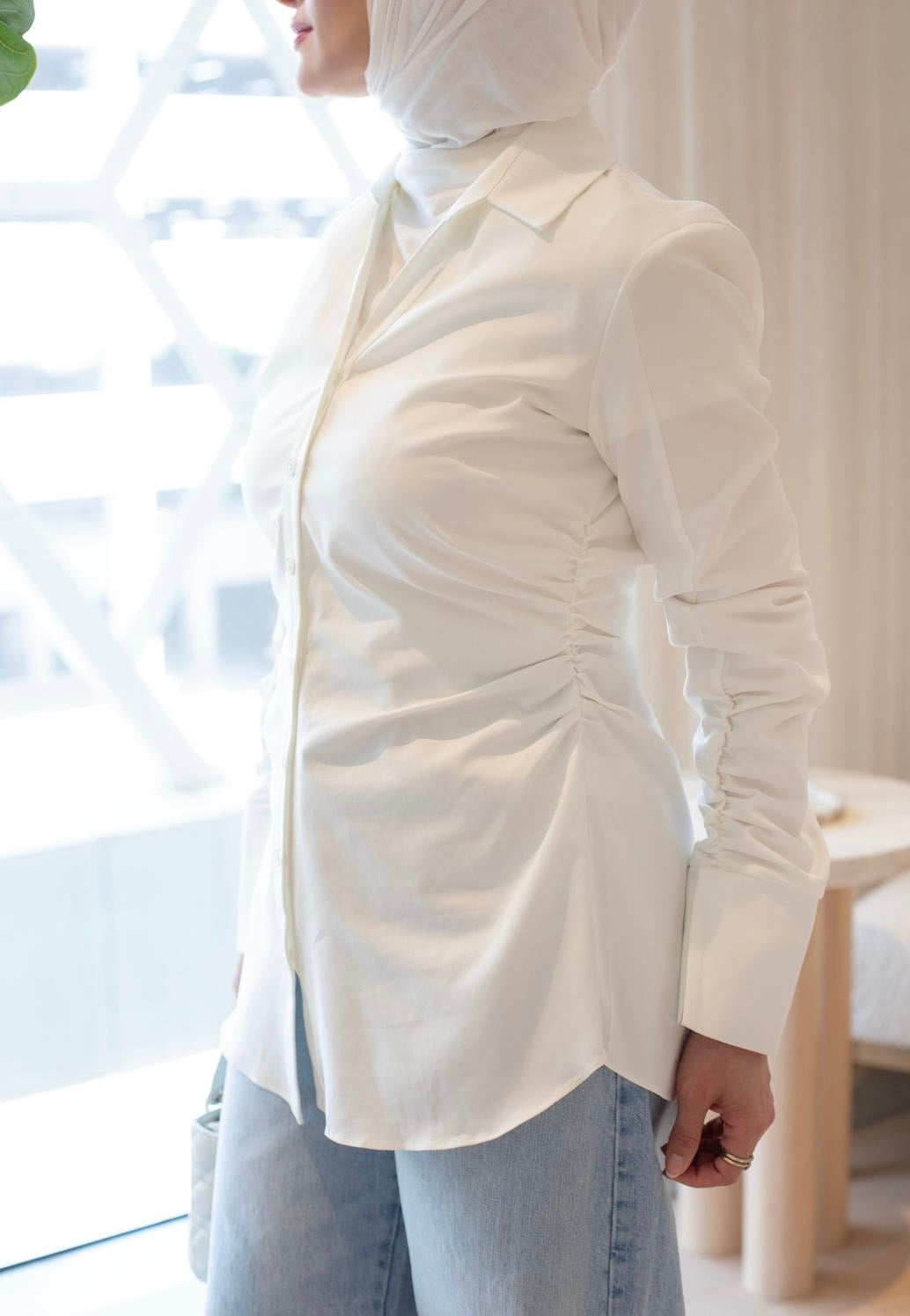 The Ruched Shirt