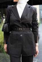 Load image into Gallery viewer, The Double Belt Suit
