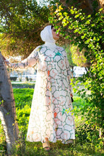 Load image into Gallery viewer, Birds Tapered Sleeve Dress
