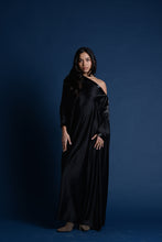 Load image into Gallery viewer, Black Satin Kaftan
