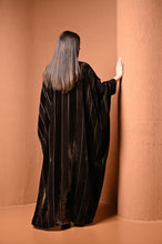 Load image into Gallery viewer, Velvet Stripes Flowing Kaftan
