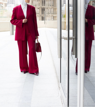 Load image into Gallery viewer, The Belted Collarless Suit
