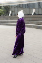 Load image into Gallery viewer, Velvet Bomber Dress Set
