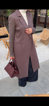 Load image into Gallery viewer, LIMITED Ribbed Sleeve Longline Blazer
